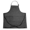 "Gourmet" Triple Pocket Bib Apron - Black
