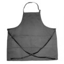 "Gourmet" Triple Pocket Bib Apron - Navy Blue