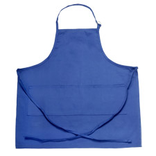 "Gourmet" Triple Pocket Bib Apron - Royal Blue